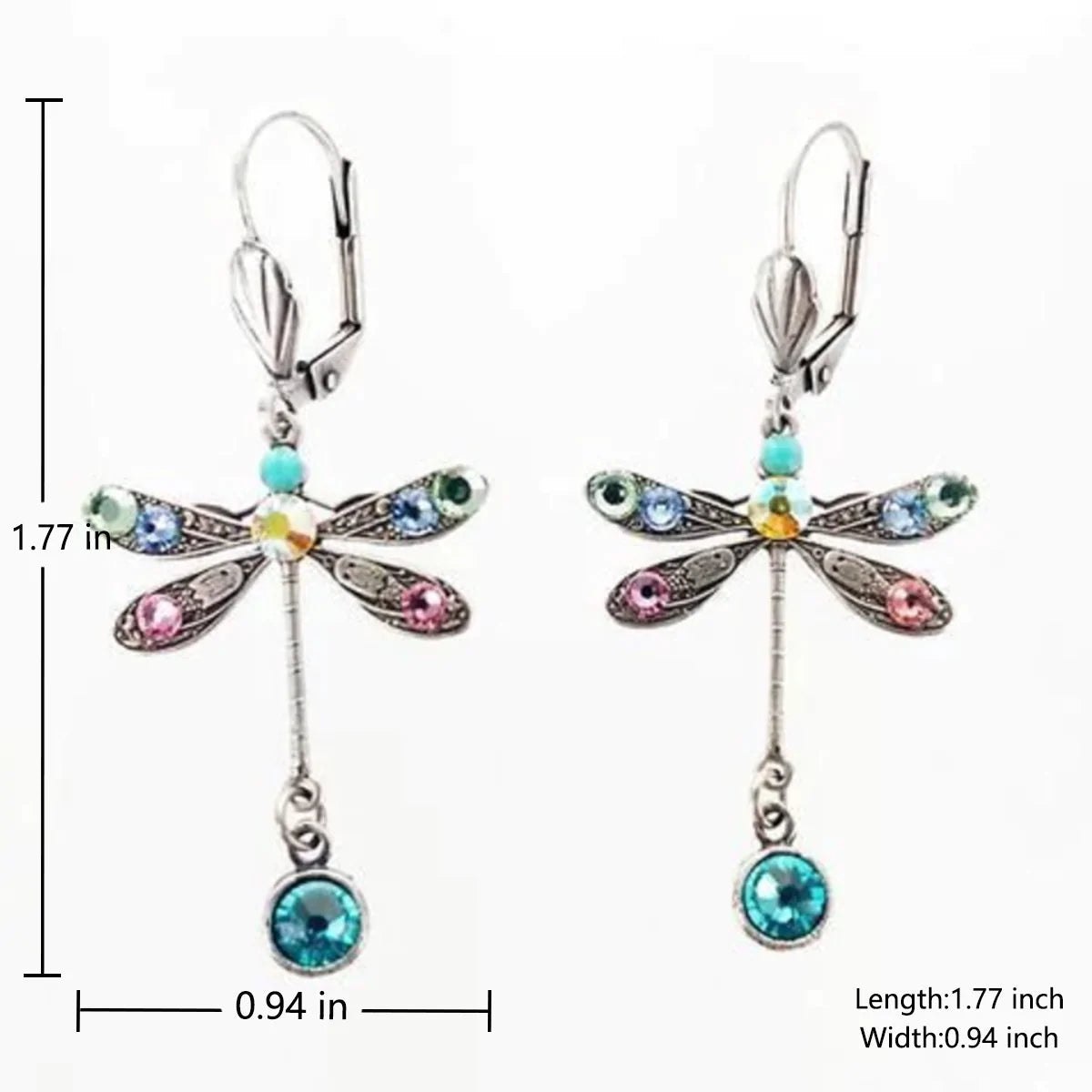 Elegante Libellen-Design Ohrringe
