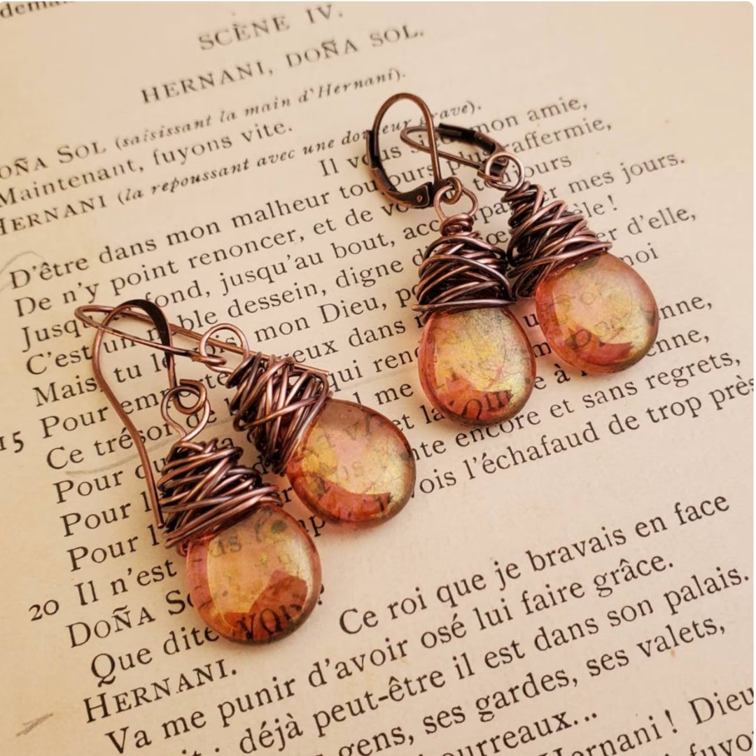 Vintage Firefly Ohrringe