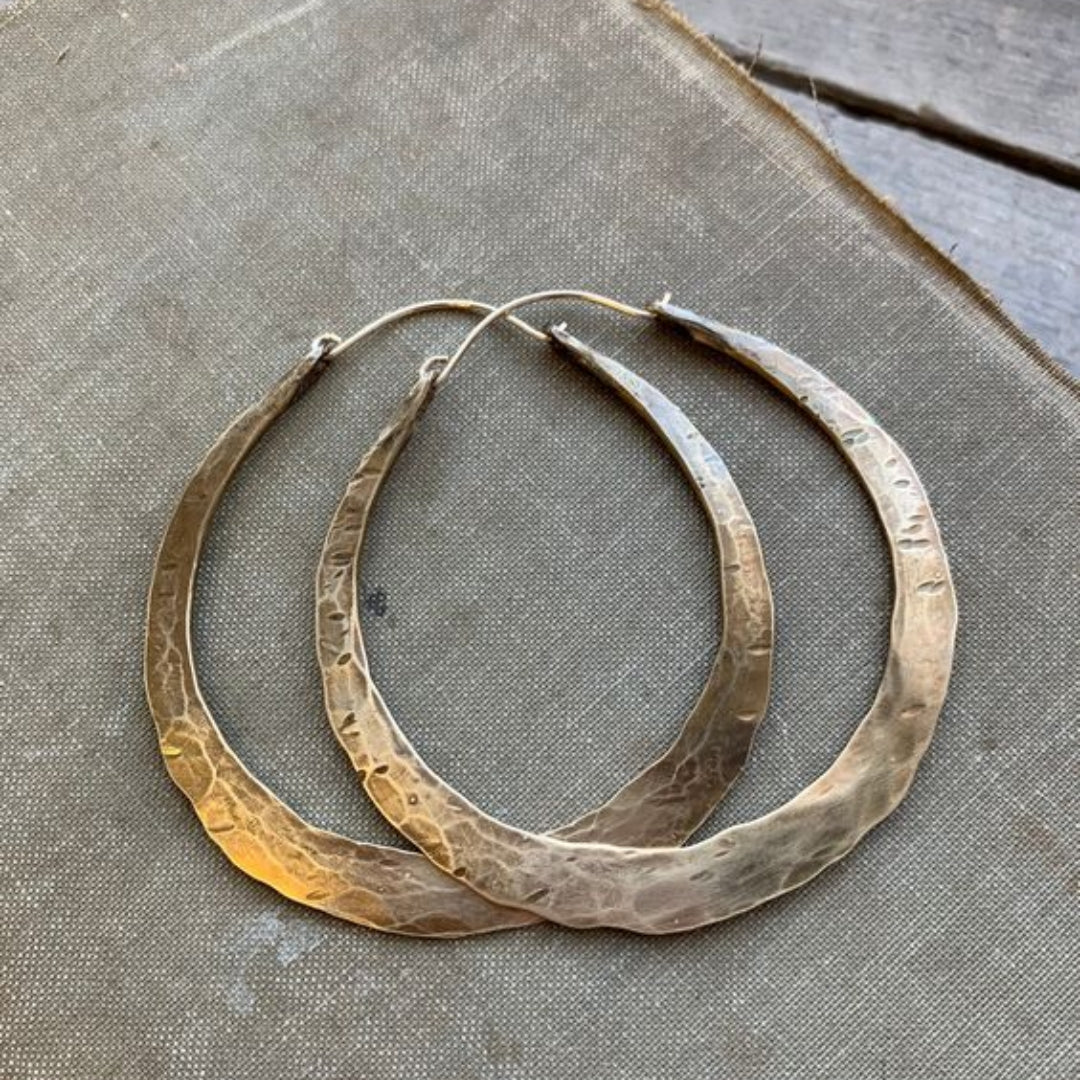 Vintage Alte Hoop Ohrringe