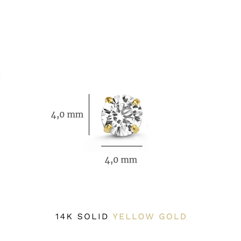 Elegantes Goldstein Ohrringe Set