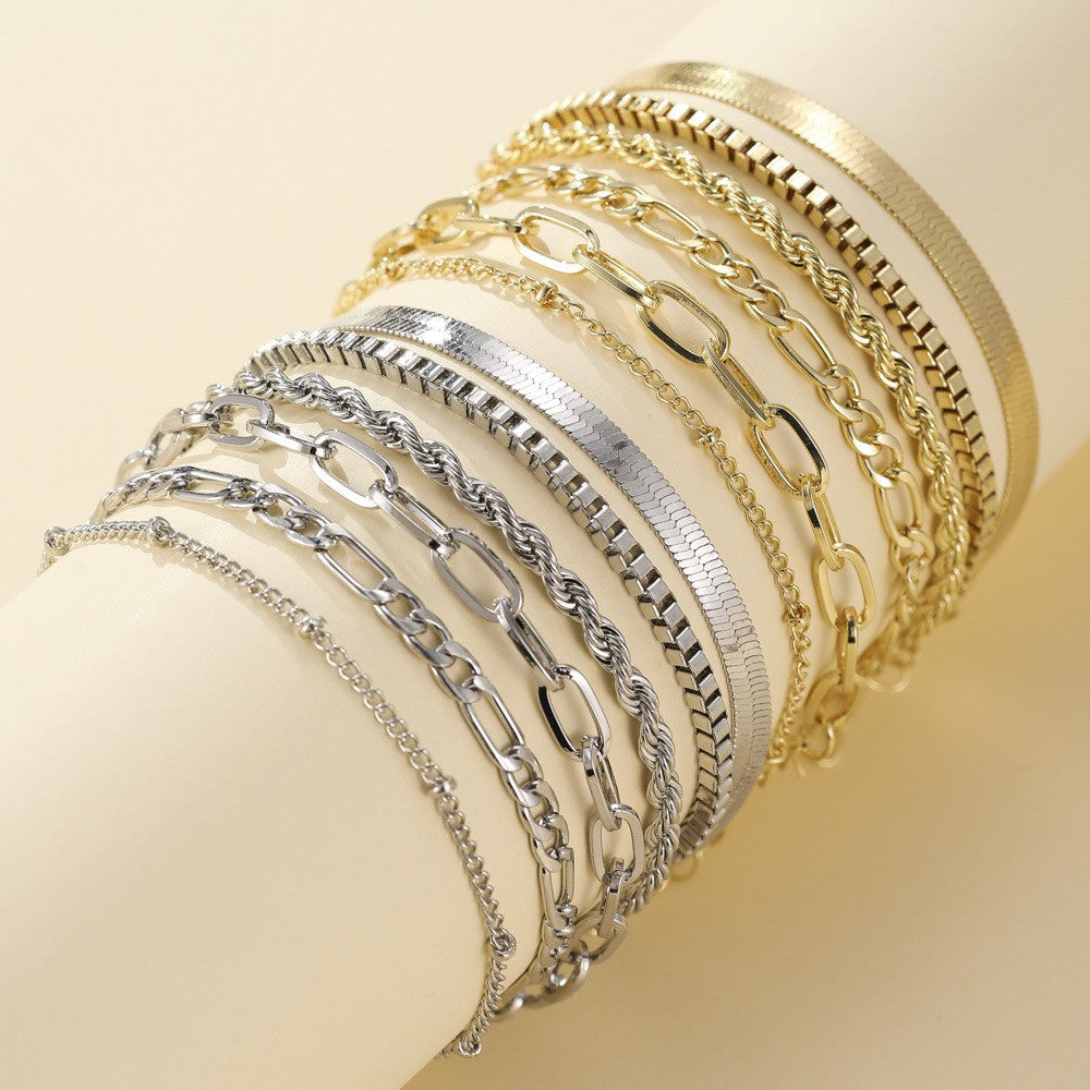 Ellis Renner Gold Armband Set