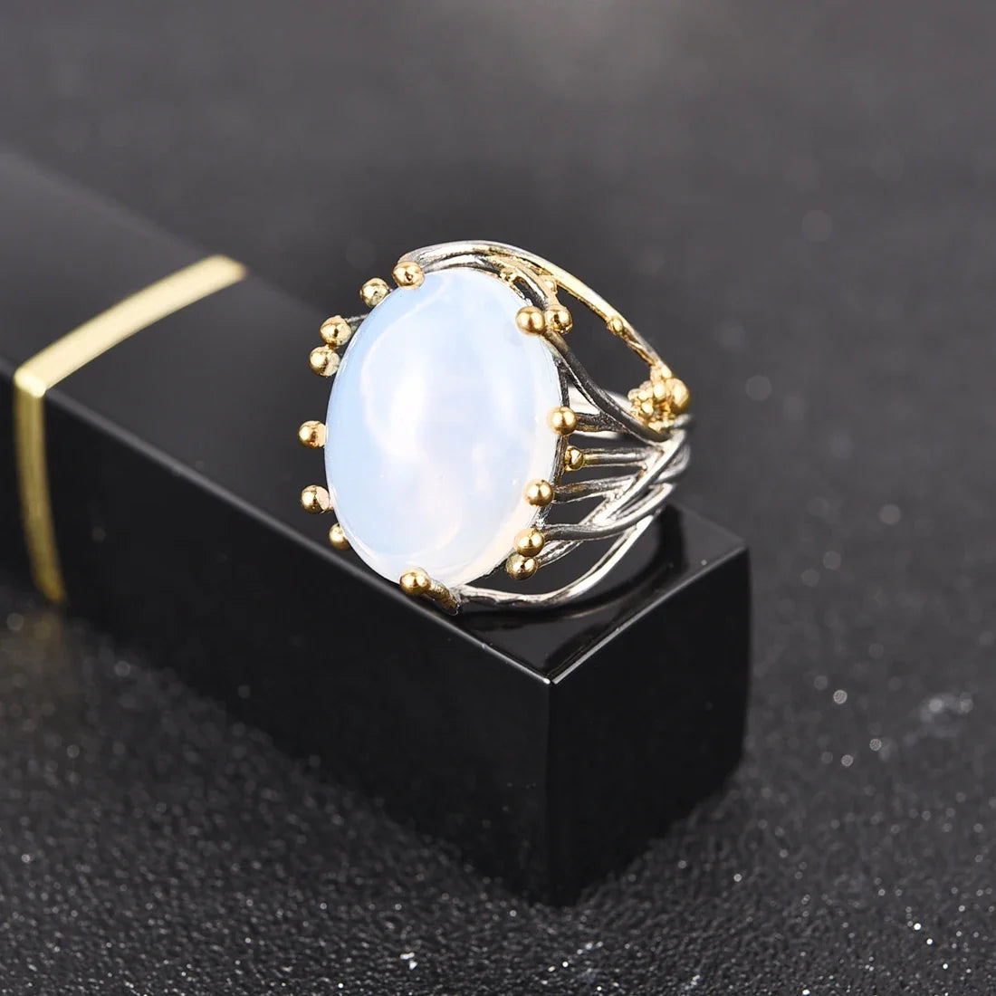 Galaxy Aura Mondstein Statement Ring