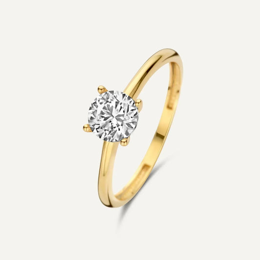 Exklusiver Goldband-Gem-Ring