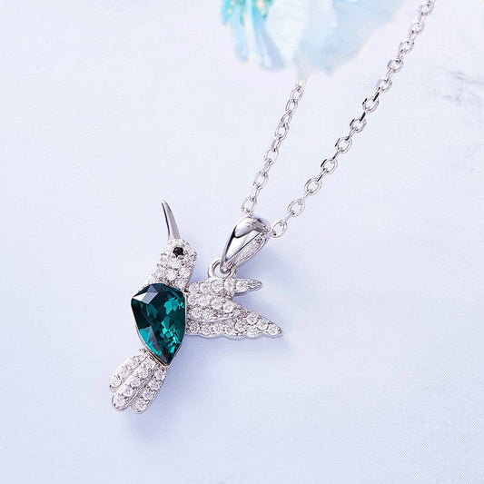 Hummingbird Funkel-Halskette mit Zirkonia