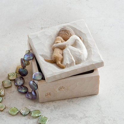 Handgefertigter Schmuck & Erinnerungsbox – Herzliches Aufbewahrung für Andenken und Schätze