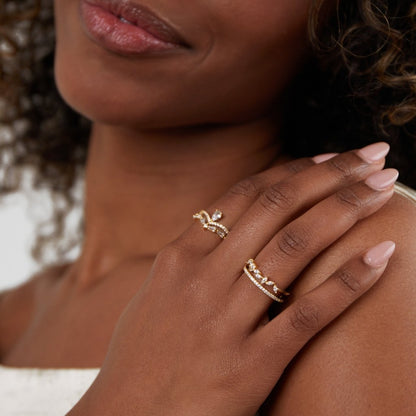 Aura - Eleganter Kristallring