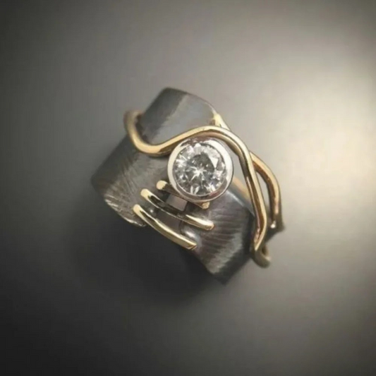Vintage Silber Glow Ring