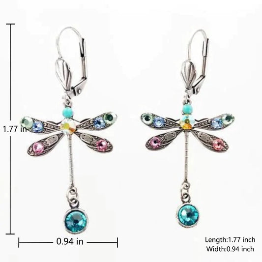 Elegante Libellen-Design Ohrringe