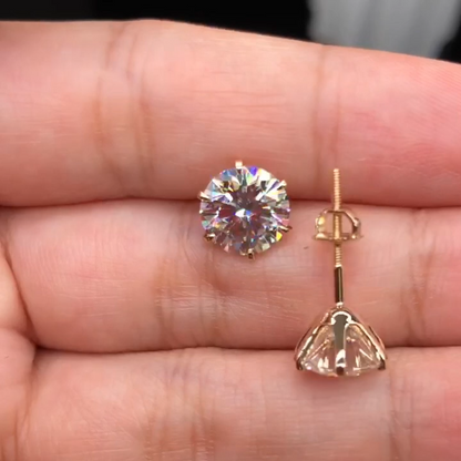 Elegante Tera Gold Tropfenohrringe