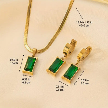 Elegantes Iselotte Verdain Gold Schmuckset