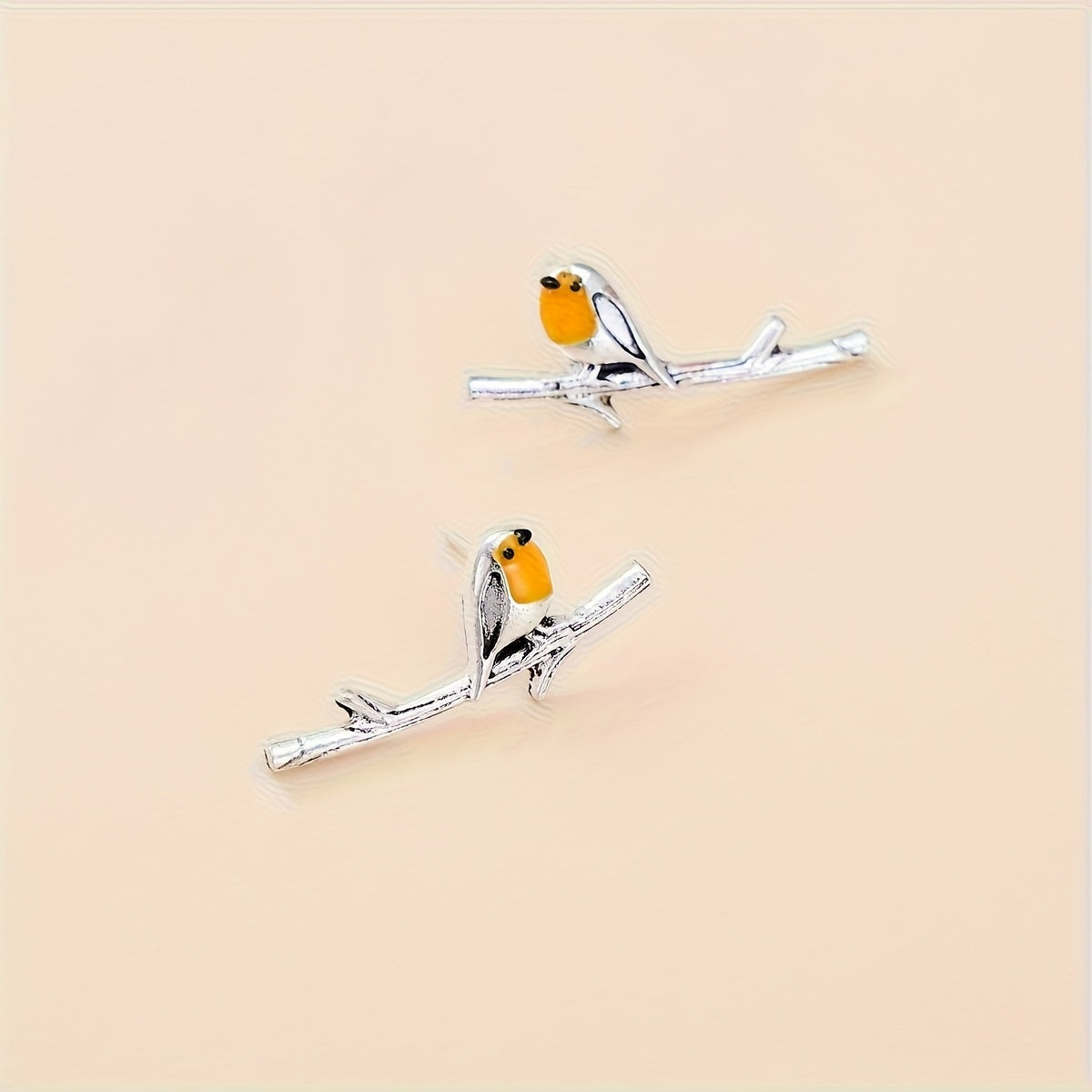 Boucles d'oreilles animaux de dessin animé oiseaux