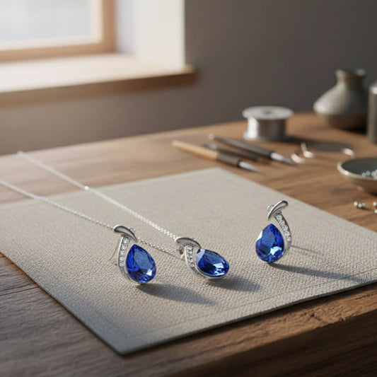 Klassisches Meerjungfrauen-Eleganz Schmuckset