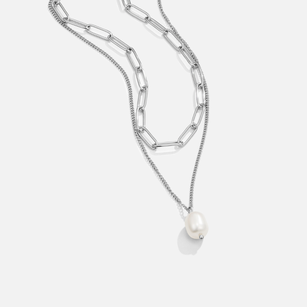 Collier en argent Angela Pearls