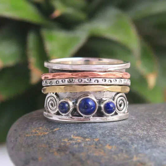 Bohemian Saphir Meditationsring
