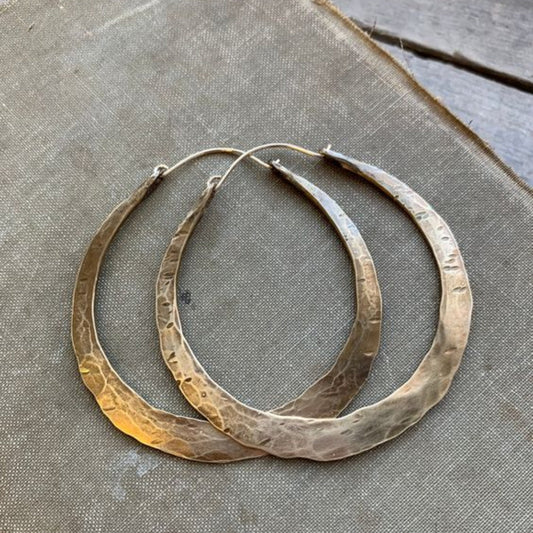 Vintage Alte Hoop Ohrringe