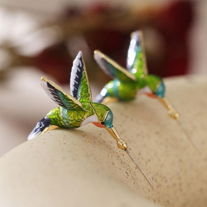 Einzigartige Kreative Kolibri Ohrringe