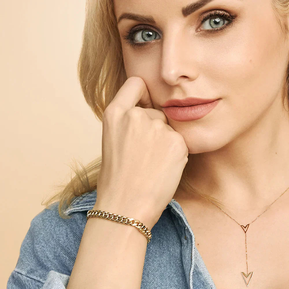 Antiker Gold Estate Cuban Armband