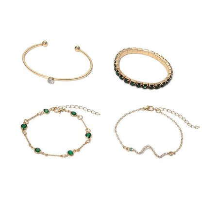 Elegantes Sorina Feldwyn Gold Armband Set