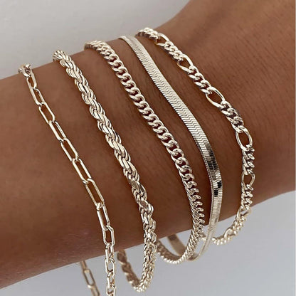 Ellis Renner Gold Armband Set