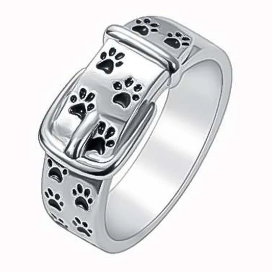 Niedlicher und stilvoller hund inspirierter Halsbandring