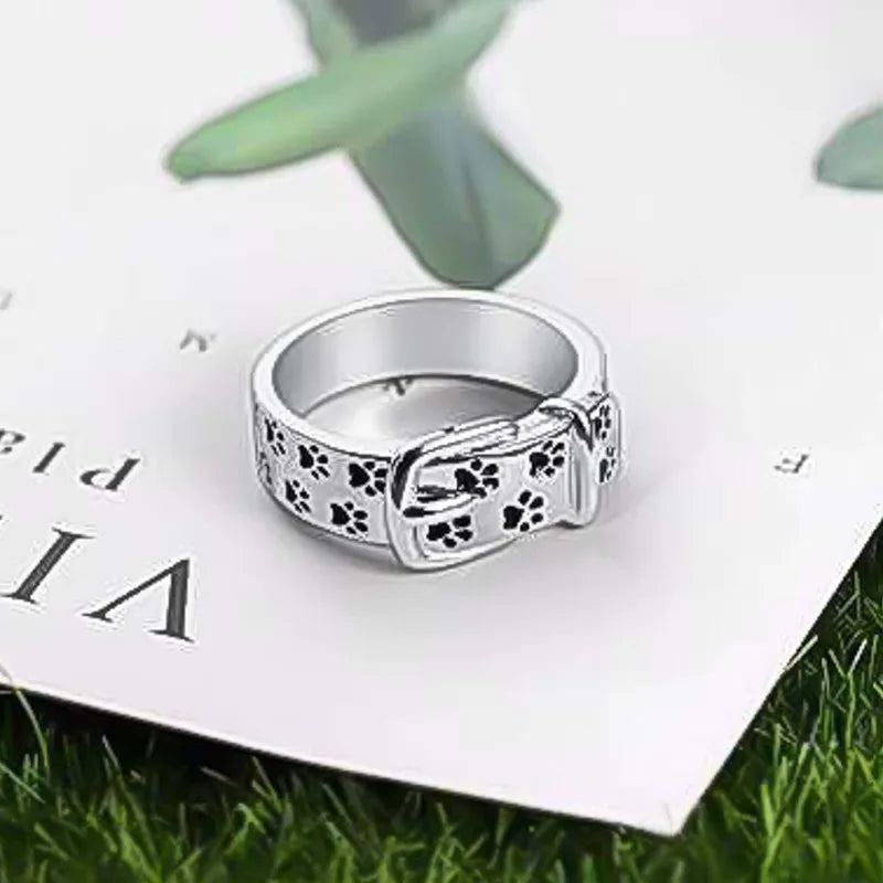 Niedlicher und stilvoller hund inspirierter Halsbandring