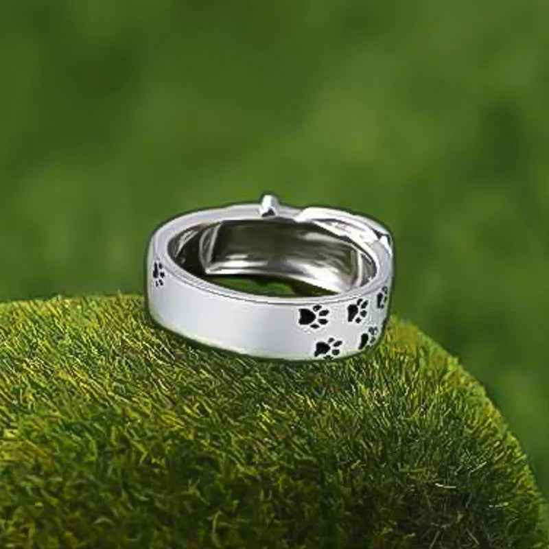 Niedlicher und stilvoller hund inspirierter Halsbandring