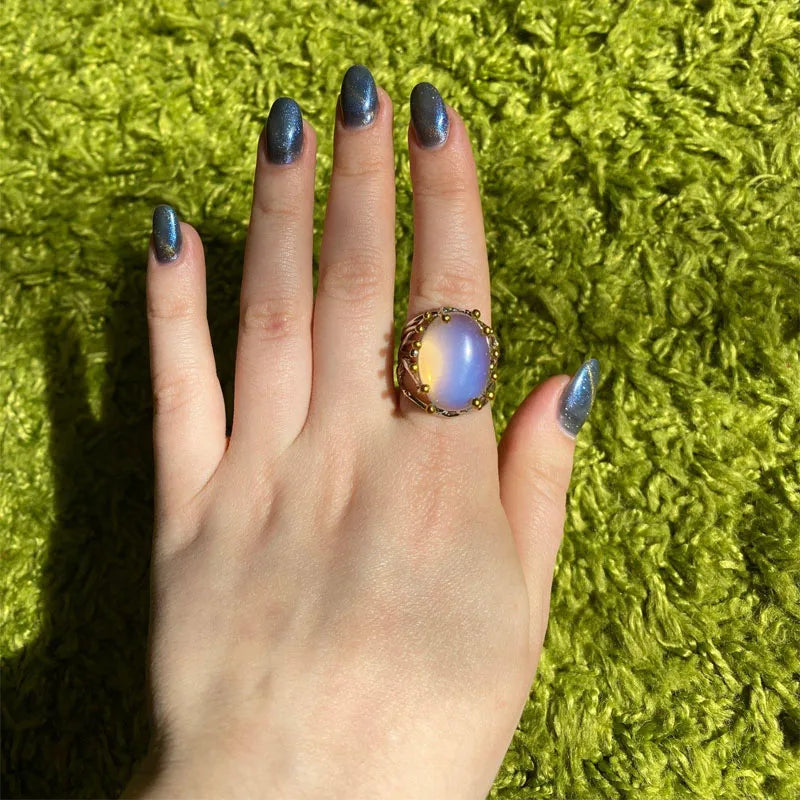 Galaxy Aura Mondstein Statement Ring
