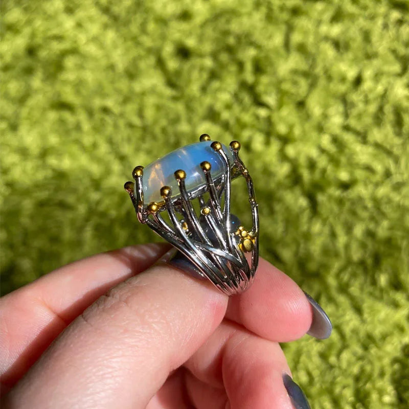 Galaxy Aura Mondstein Statement Ring