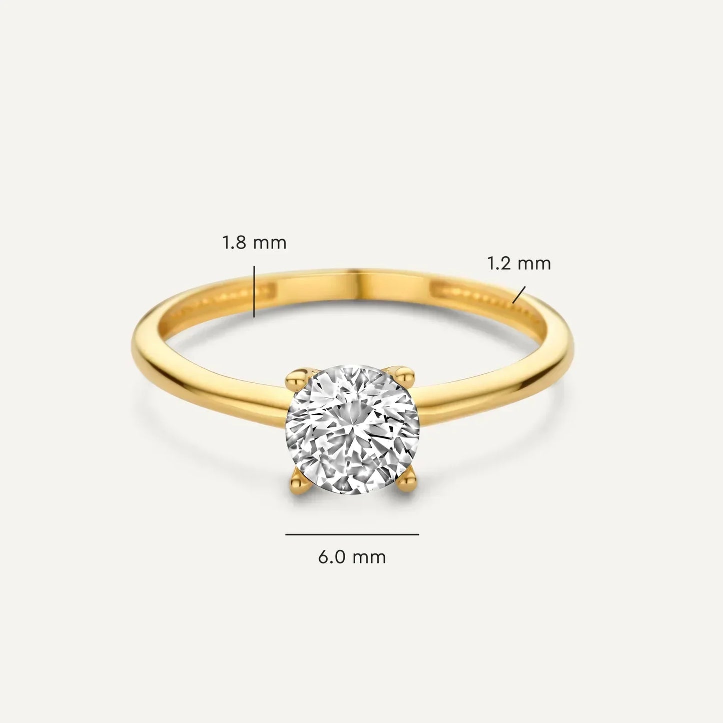 Exklusiver Goldband-Gem-Ring