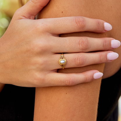 Royal - Vintage Perlenring