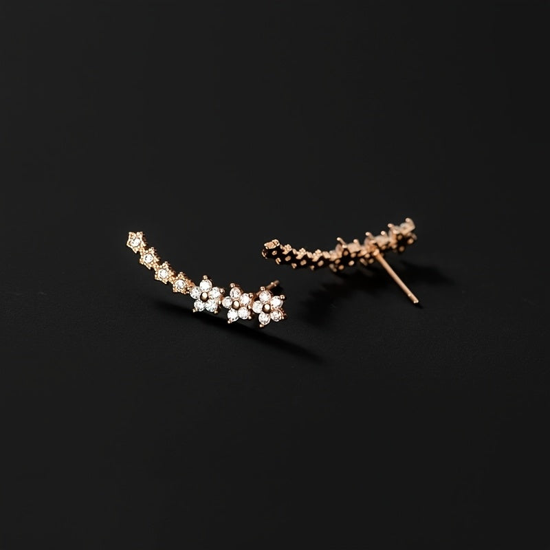 Zeitlose Blumenohrstecker