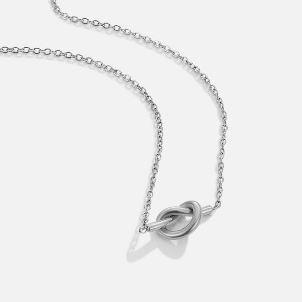Collier en argent Adela Knot