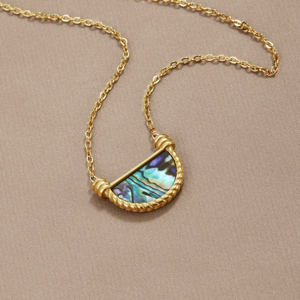 Amalfi Türkis Muschelkette