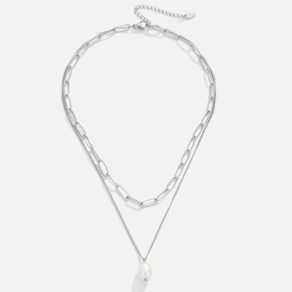 Collana in argento con perle Angela