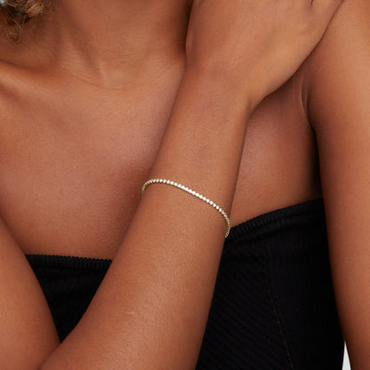 Cordelia Gold Tennisarmband