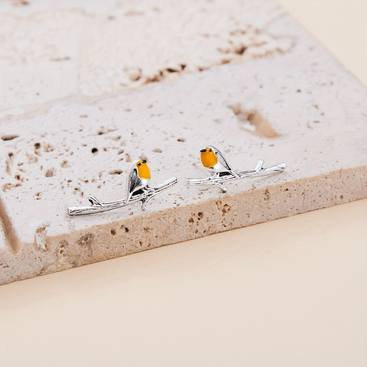 Boucles d'oreilles animaux de dessin animé oiseaux