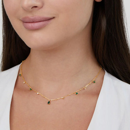 Collana Emily Crystal Gold