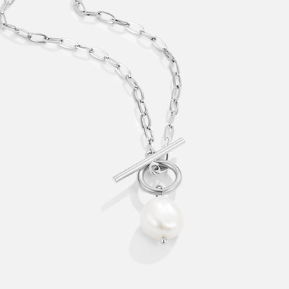 Collier en argent et perles d'eau douce Eva