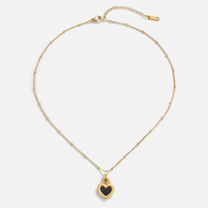 'Falling For You' Wendbare Herz-Halskette