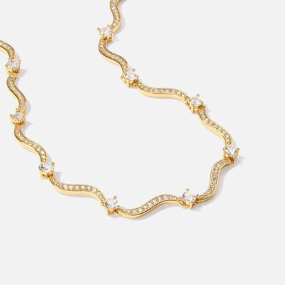 Collier Freya Crystal Wave