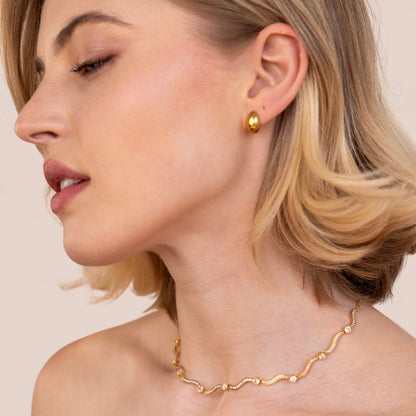 Collier Freya Crystal Wave
