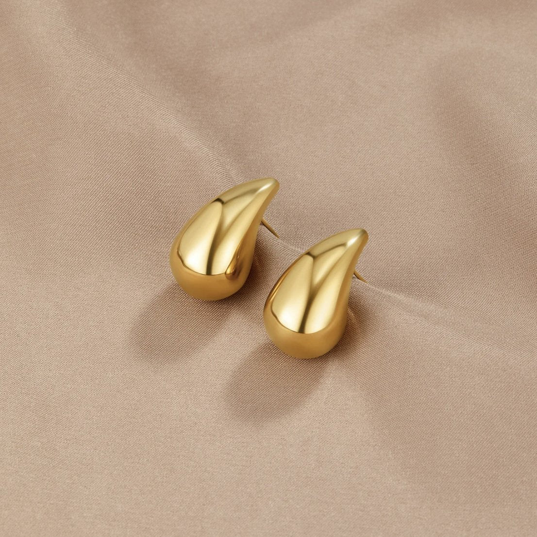 Ame Gold Tropfenohrringe