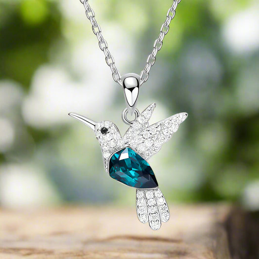Hummingbird Funkel-Halskette mit Zirkonia