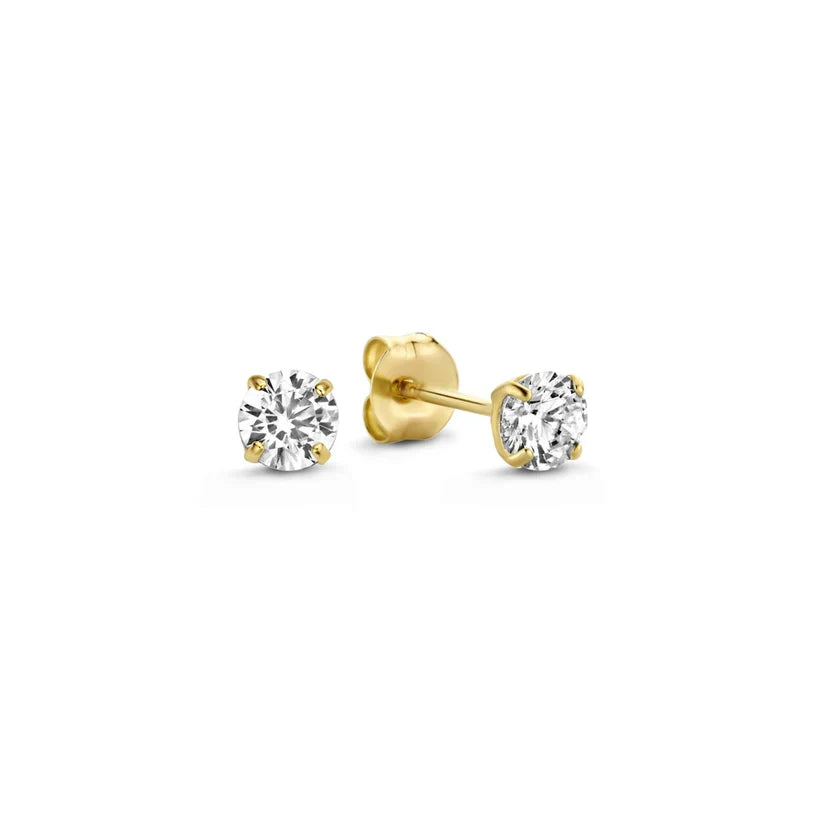 Elegantes Goldstein Ohrringe Set