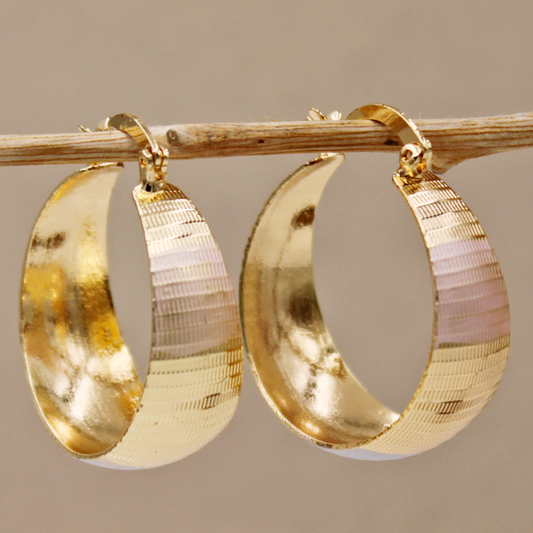 Elegante Luxe Gold Ohrringe