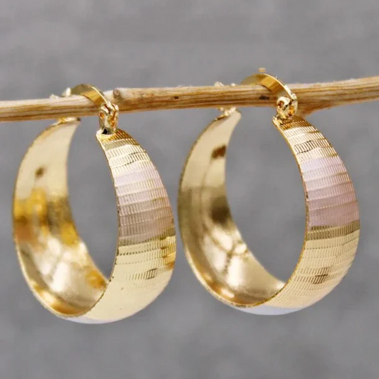 Elegante Luxe Gold Ohrringe