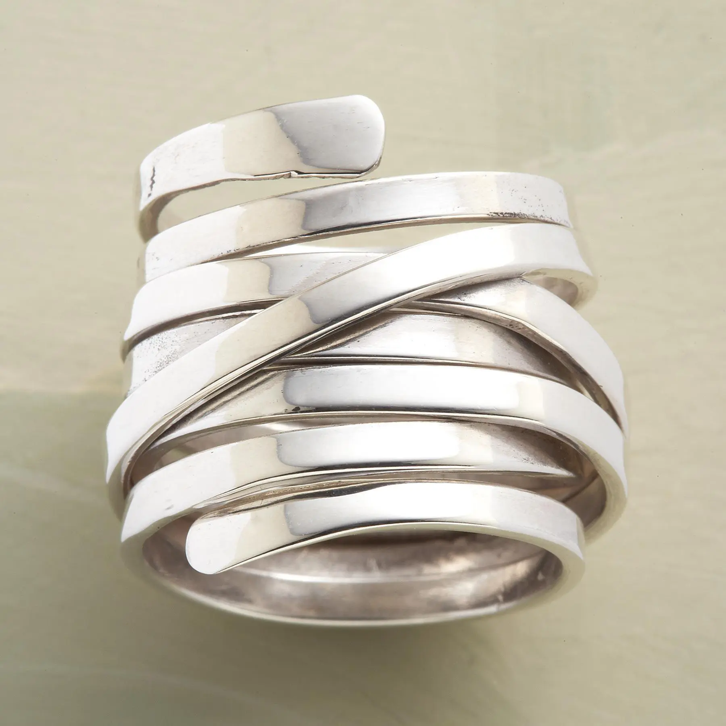 Bliss - Vintage Dicke Silberring