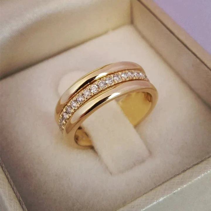 Sarah - Vintage-Zirkonia-Einlege-Ring