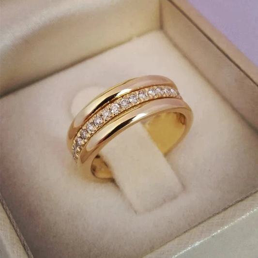 Sarah - Vintage-Zirkonia-Einlege-Ring