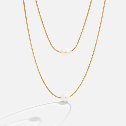 Schichtige Süßwasserperlenkette